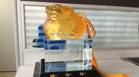 財(cái)運(yùn)亨通琉璃擺件