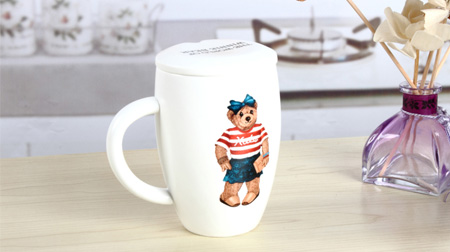 維尼熊陶瓷水杯