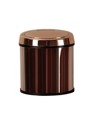 玫瑰金全自動垃圾桶