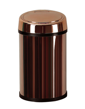 玫瑰金全自動垃圾桶