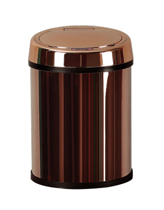 玫瑰金全自動垃圾桶