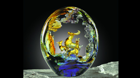 夏氏琉璃三陽開泰