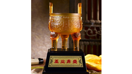 基業(yè)鼎盛琉璃擺件