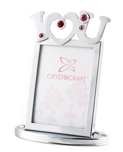 施華洛世奇元素 I LOVE YOU - 迷你相架