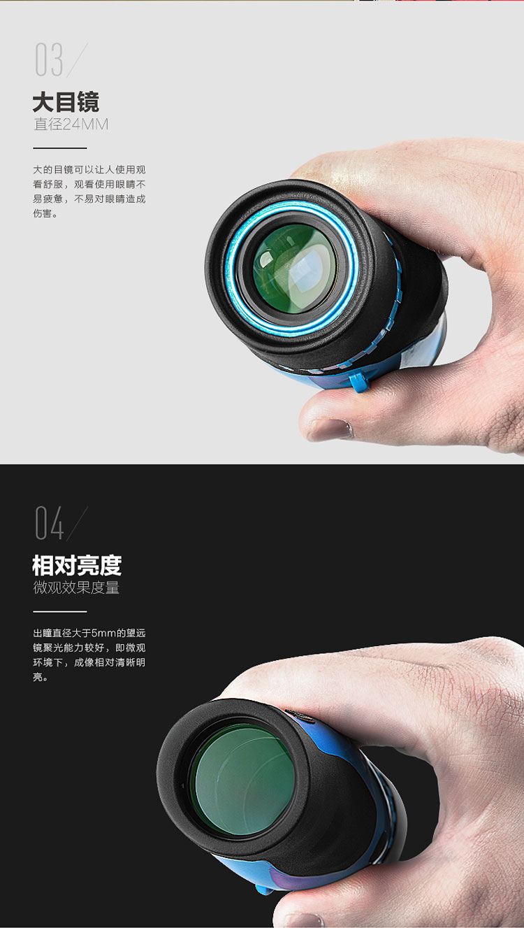 謝菲德 單筒微光夜視非紅外wyj高倍高清演唱會望遠(yuǎn)鏡