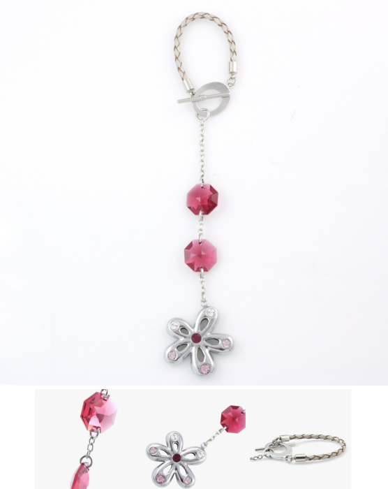 施華洛世奇 富貴之花 – 車飾掛件