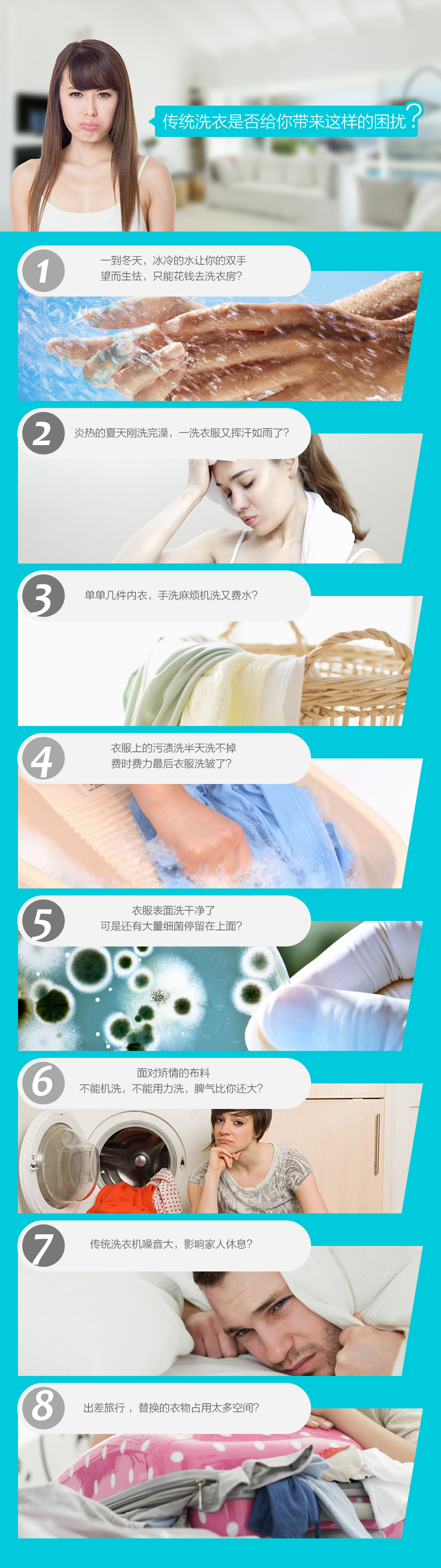 小元Mini超聲洗衣器，省時省力懶人必備