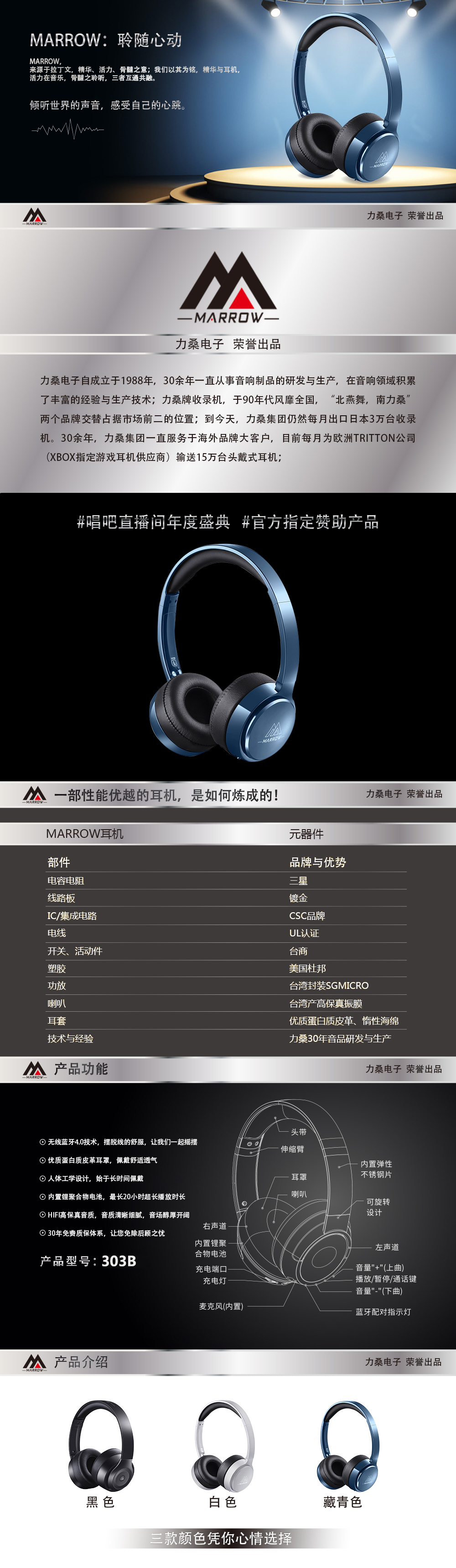 303B藍(lán)牙耳機(jī)頭戴式4.0 手機(jī)音樂(lè)無(wú)線立體聲運(yùn)動(dòng)耳麥