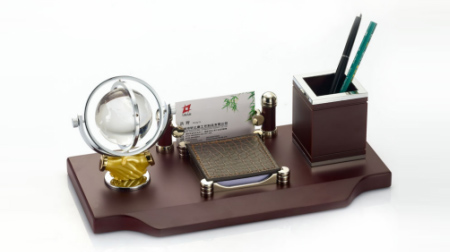 仿紅木、合金筆筒/筆臺