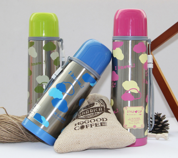 553號高真空吊帶杯 兒童保溫杯