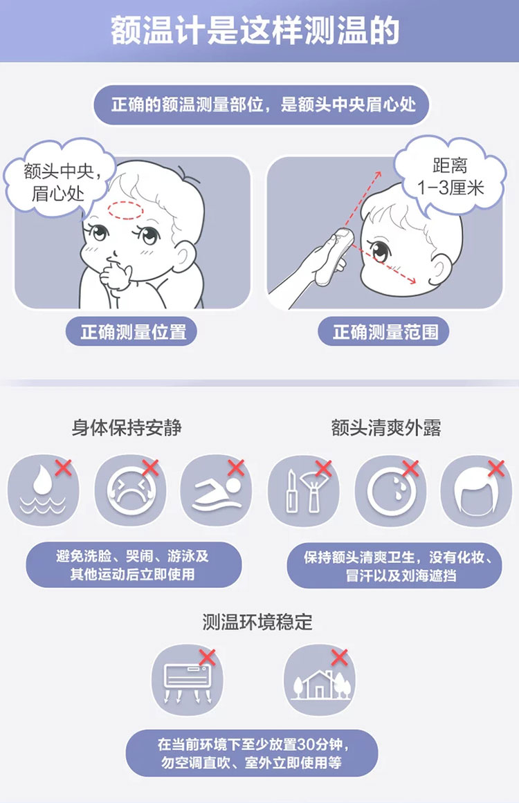 宜博士額溫計(jì) 紅外線非接觸式電子體溫計(jì)