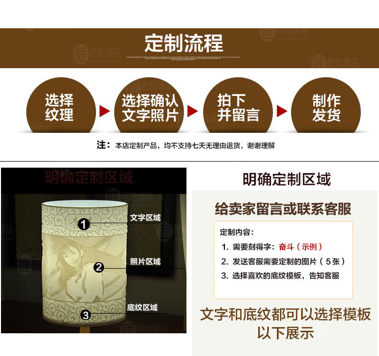 3d打印浮雕燈、定制創(chuàng)意臺(tái)燈、臥室床頭燈