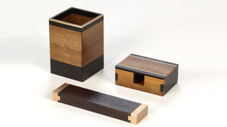 超然方筆筒、超然名片盒、超然單鎮(zhèn)