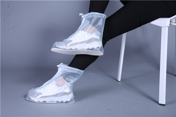 新款中筒款防水鞋套加厚防滑防塵凍防雨鞋套