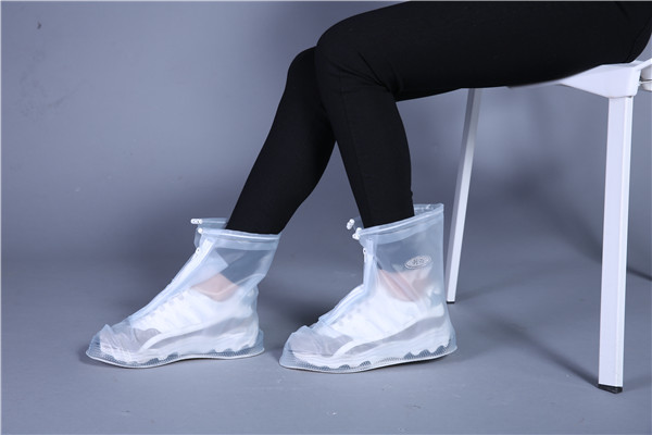 新款中筒款防水鞋套加厚防滑防塵凍防雨鞋套