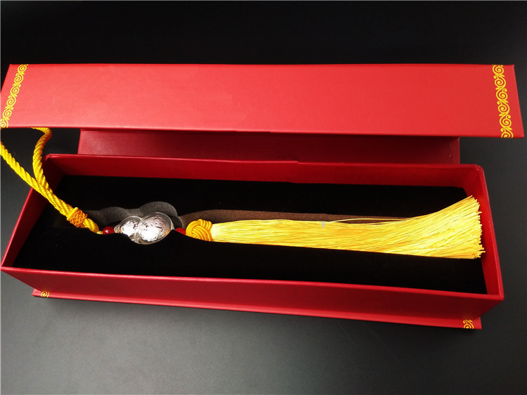 足銀汽車掛飾禮品 典雅純銀葫蘆車飾