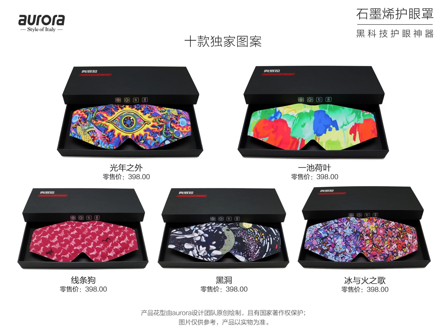 奧羅拉（aurora）石墨烯護(hù)眼罩