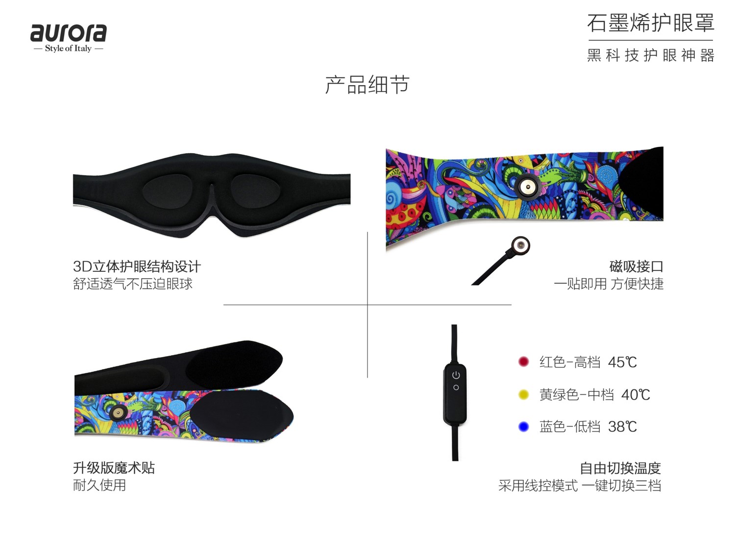 奧羅拉（aurora）石墨烯護(hù)眼罩