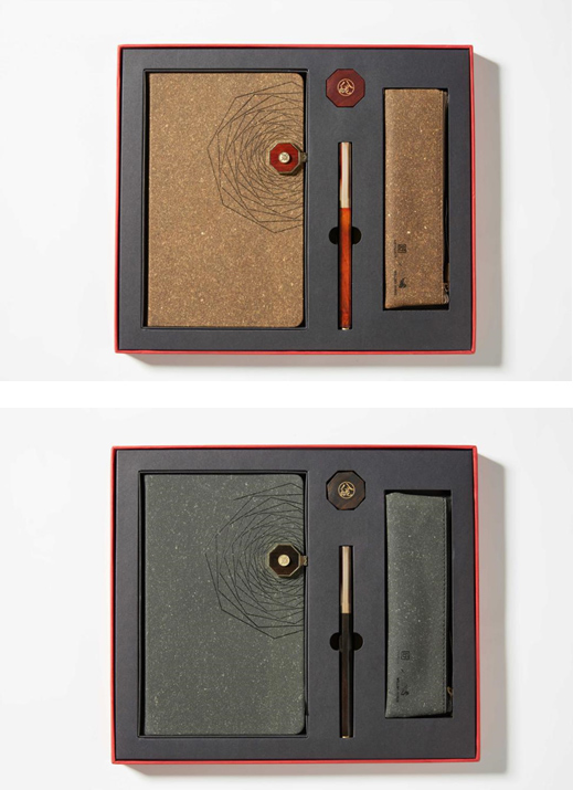 木合于本套裝 （筆記本、印章）