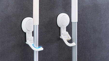 Nice多功能吸盤(pán)拖把架